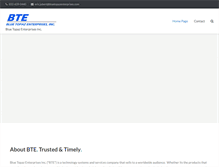 Tablet Screenshot of bluetopazenterprises.com